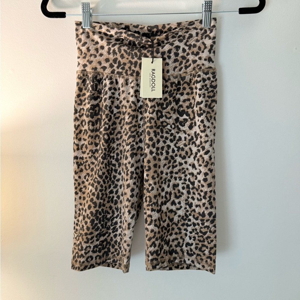 Ragdoll LA THE BIKER SHORT Brown Leopard